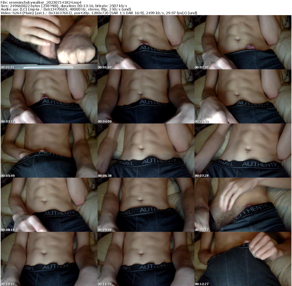 Preview thumb from seveninchskywalker on 2023-07-14 @ chaturbate