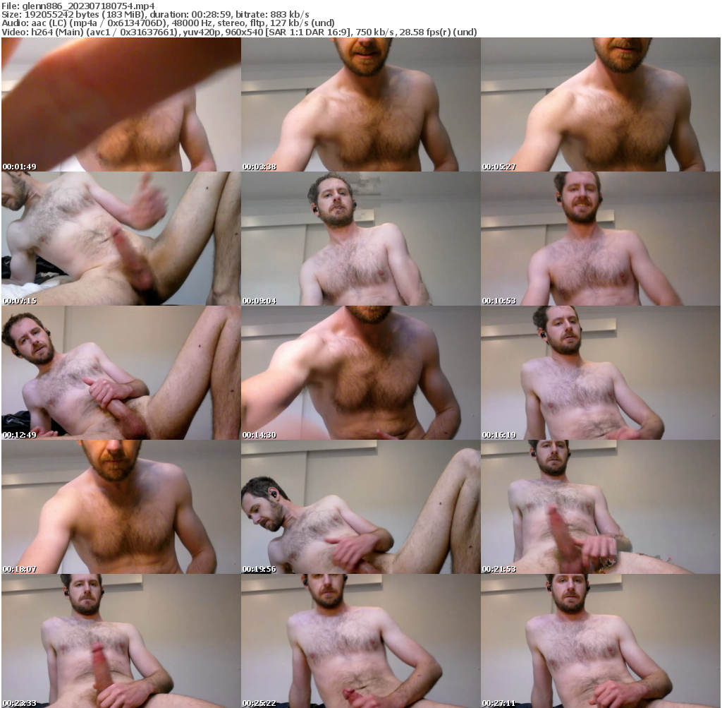 Preview thumb from glenn886 on 2023-07-18 @ chaturbate