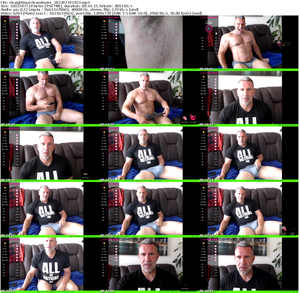 Preview thumb from straightmuscleandmore on 2023-07-19 @ chaturbate