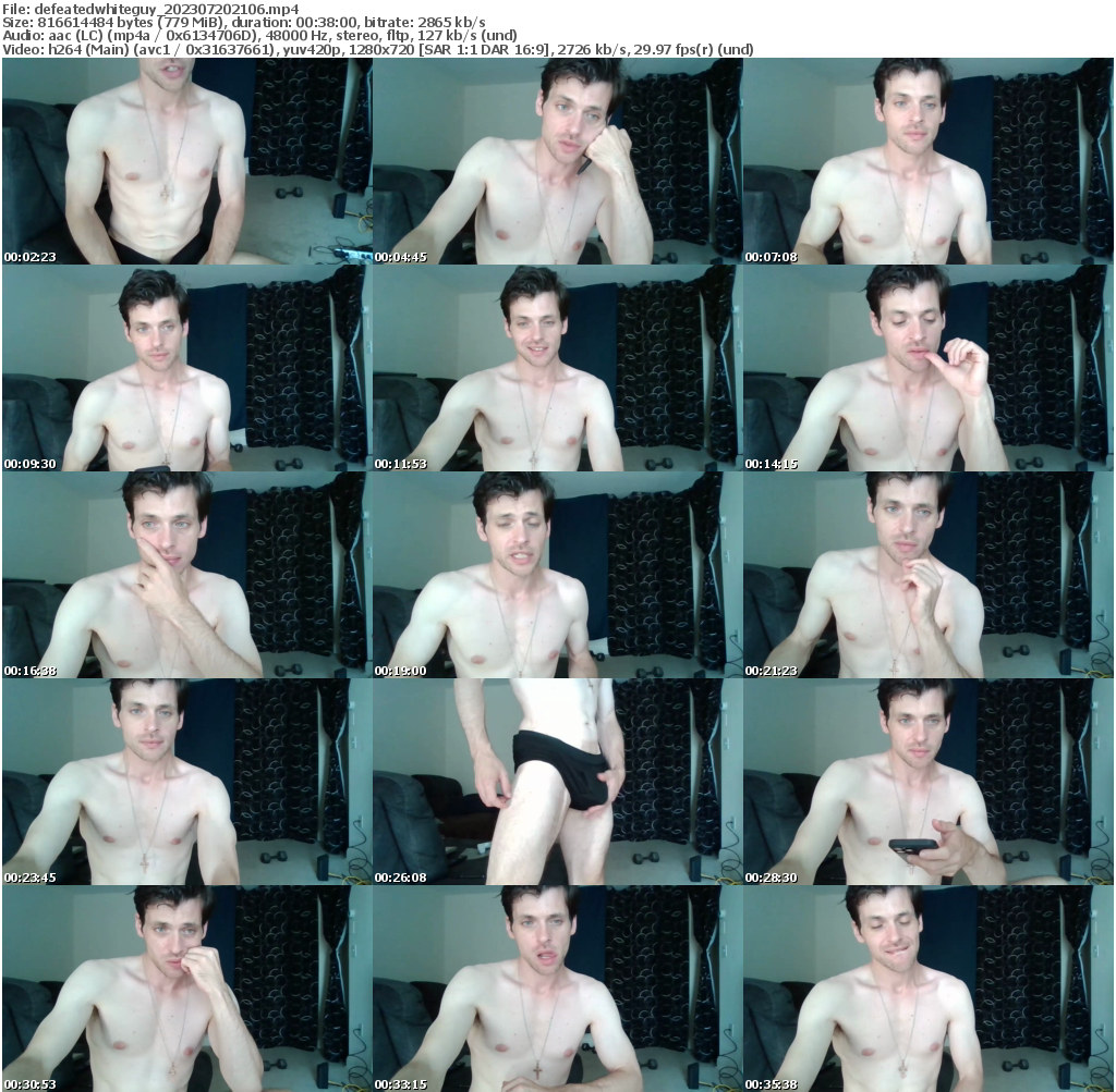 Preview thumb from defeatedwhiteguy on 2023-07-20 @ chaturbate
