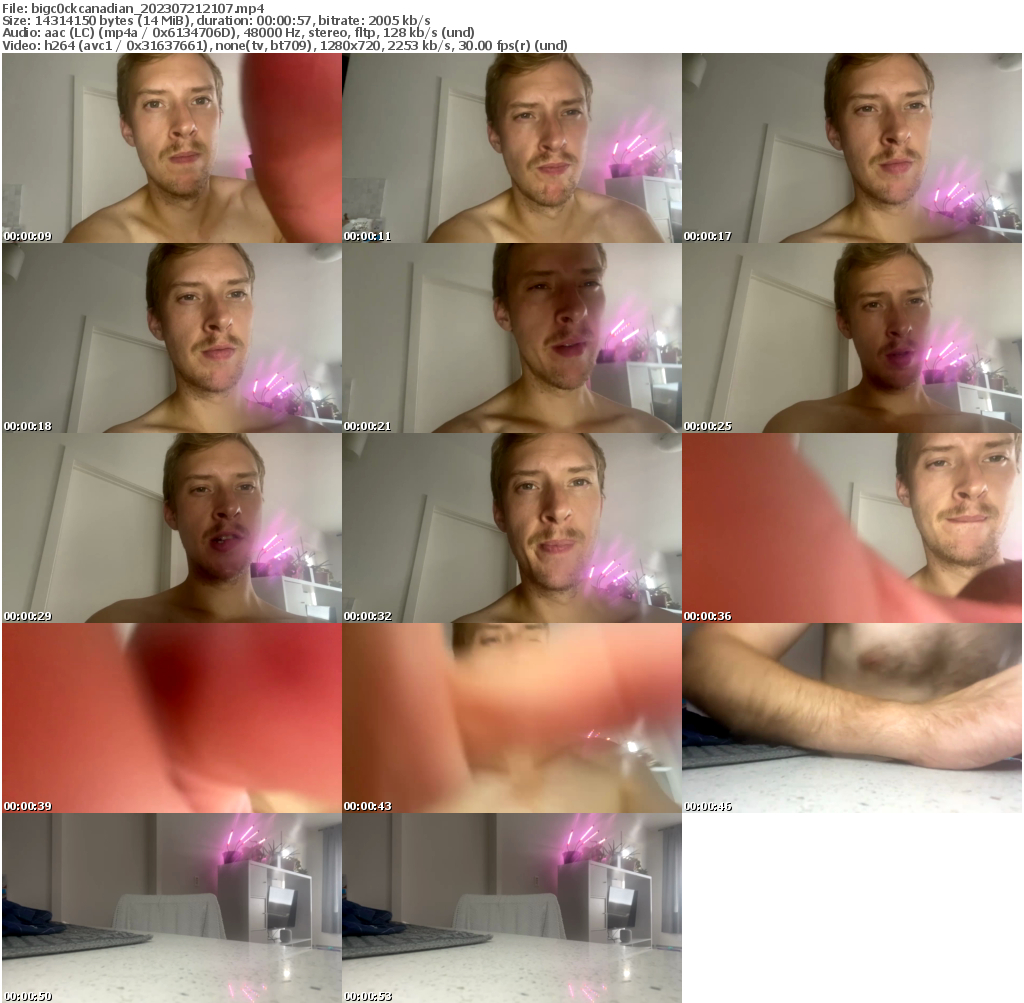 Preview thumb from bigc0ckcanadian on 2023-07-21 @ chaturbate