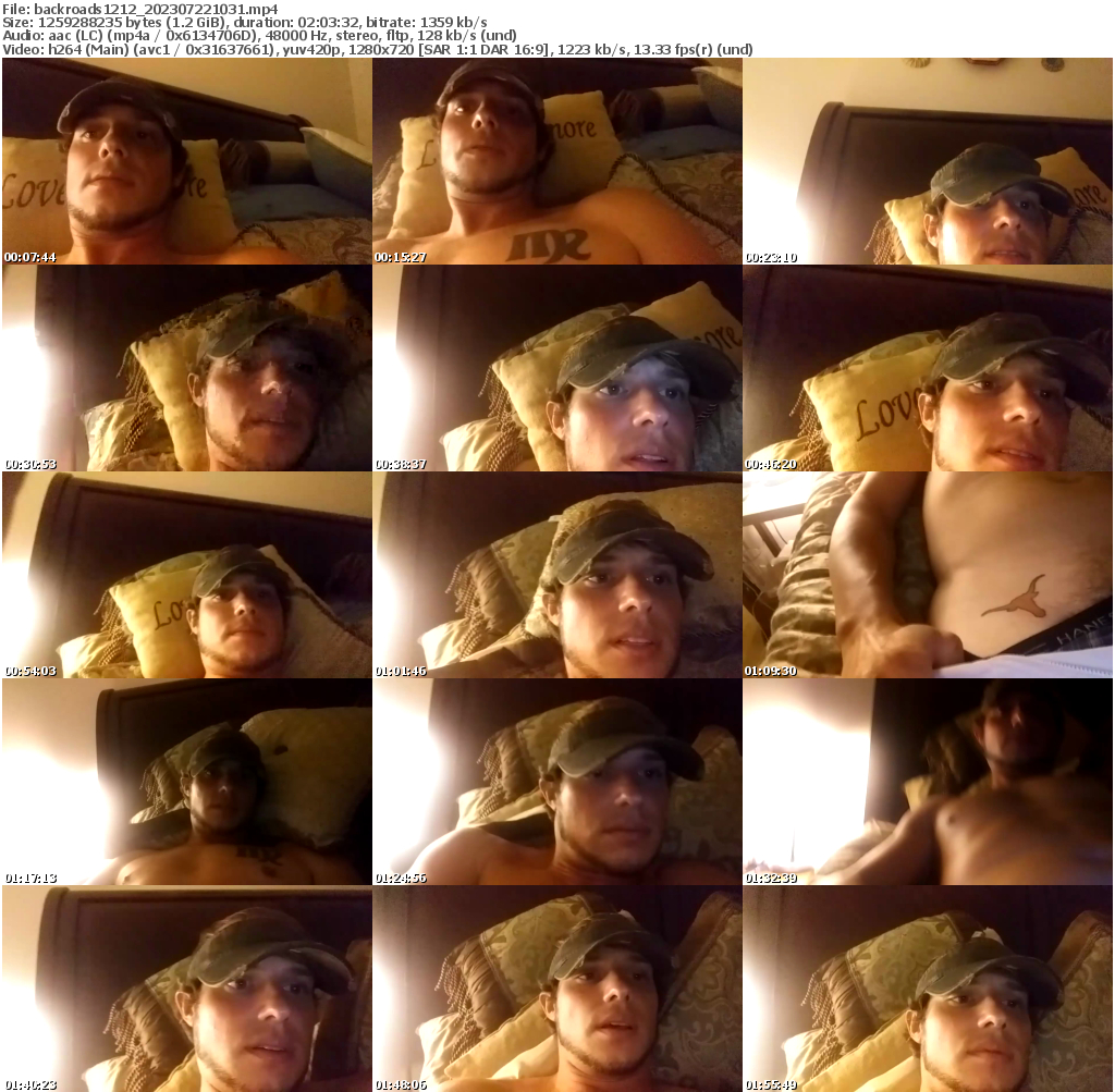 Preview thumb from backroads1212 on 2023-07-22 @ chaturbate