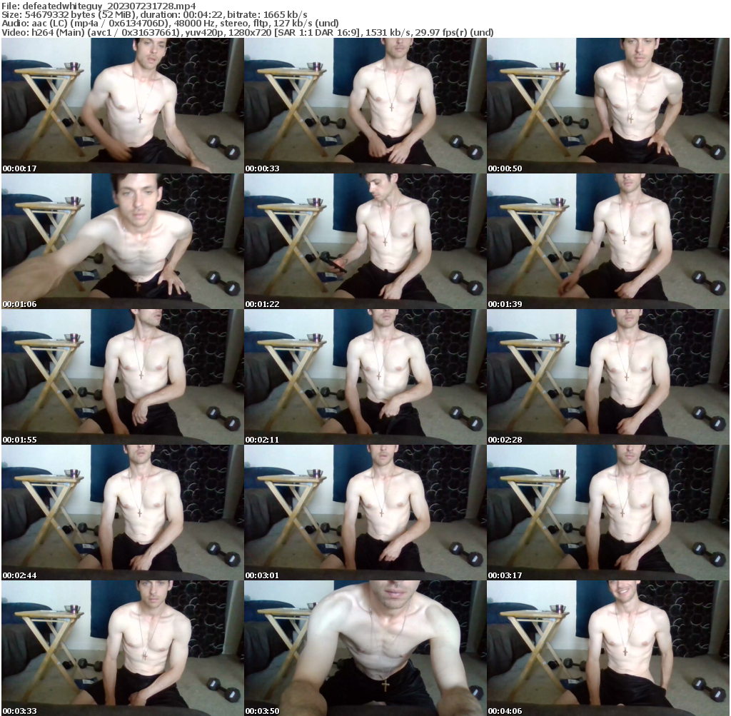 Preview thumb from defeatedwhiteguy on 2023-07-23 @ chaturbate