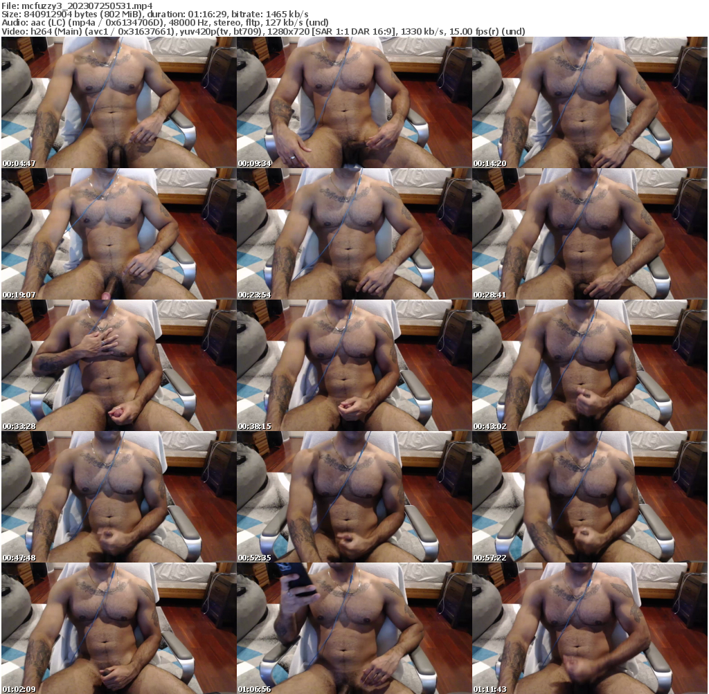 Preview thumb from mcfuzzy3 on 2023-07-25 @ chaturbate