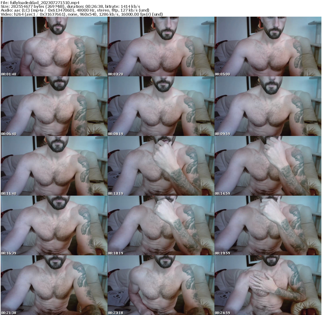 Preview thumb from fullyloadeddad on 2023-07-27 @ chaturbate