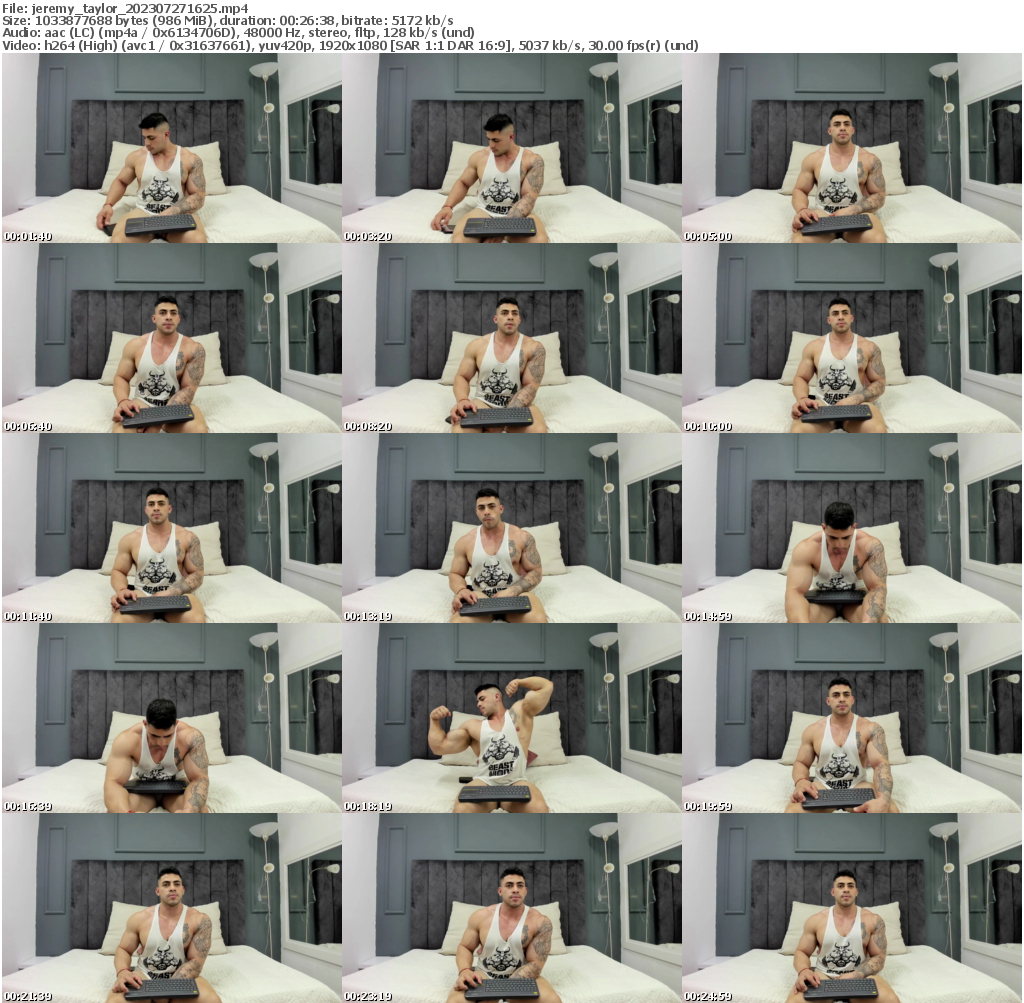 Preview thumb from jeremy_taylor on 2023-07-27 @ chaturbate