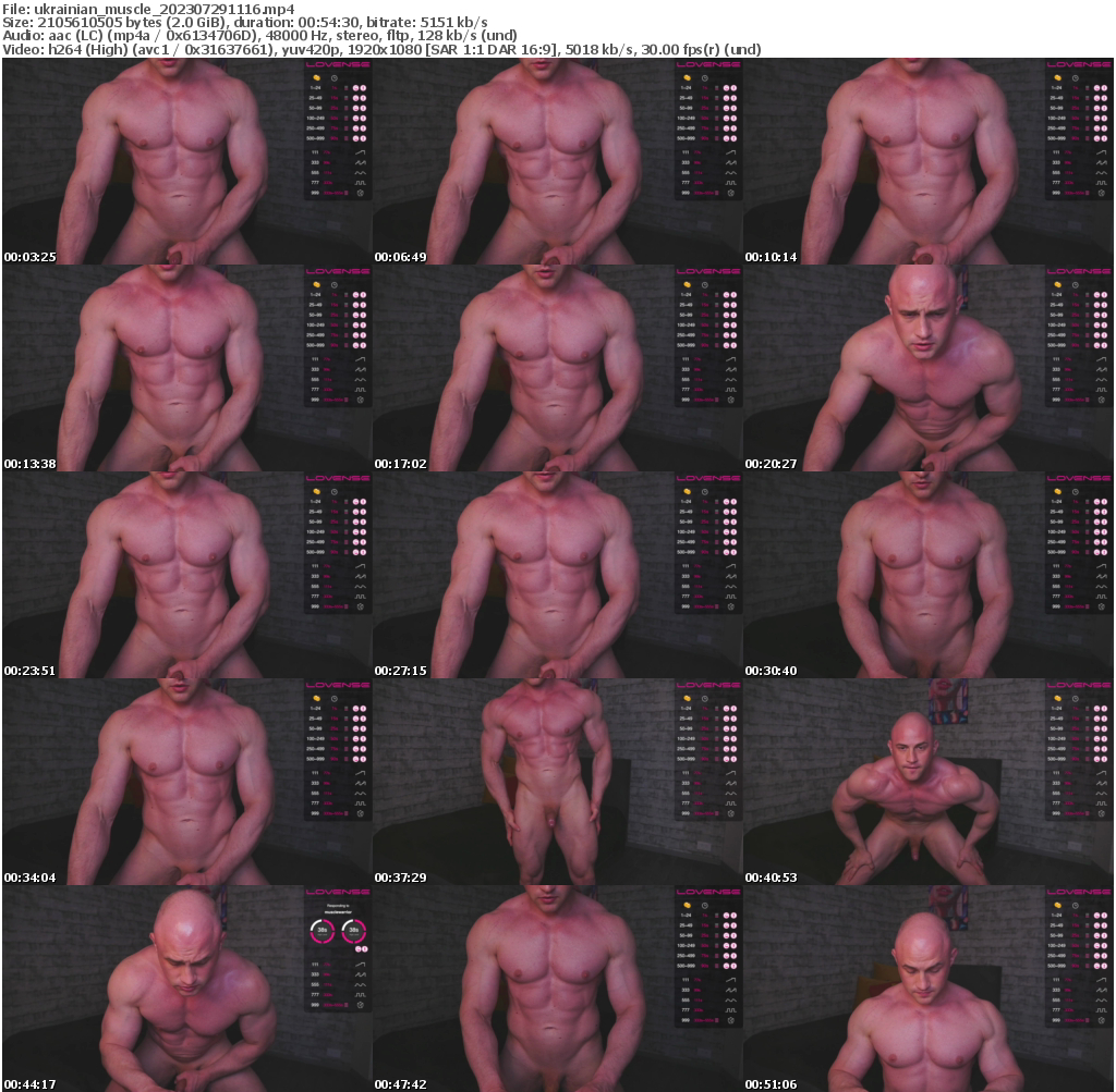 Preview thumb from ukrainian_muscle on 2023-07-29 @ chaturbate