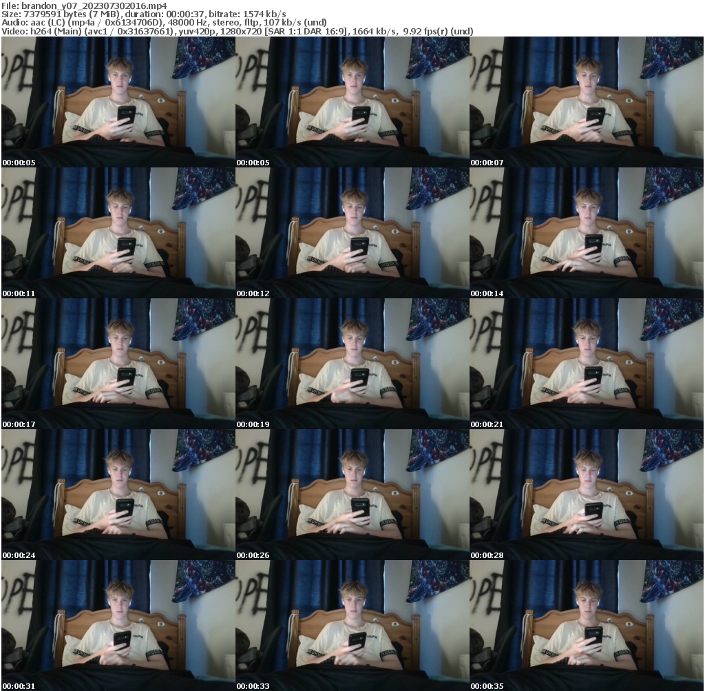 Preview thumb from brandon_y07 on 2023-07-30 @ chaturbate