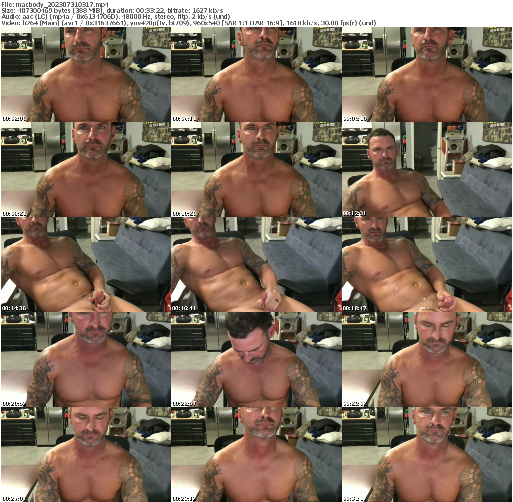 Preview thumb from macbody on 2023-07-31 @ chaturbate