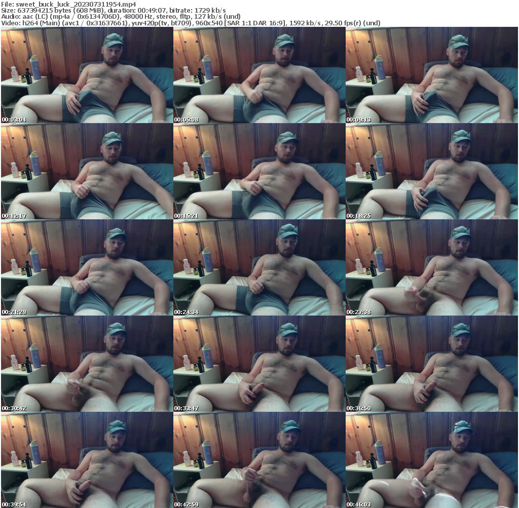 Preview thumb from sweet_buck_luck on 2023-07-31 @ chaturbate