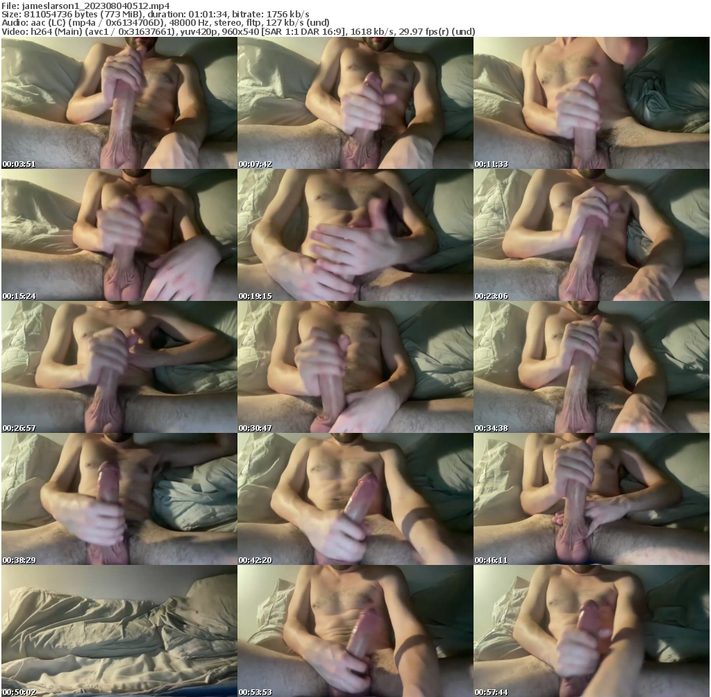 Preview thumb from jameslarson1 on 2023-08-04 @ chaturbate