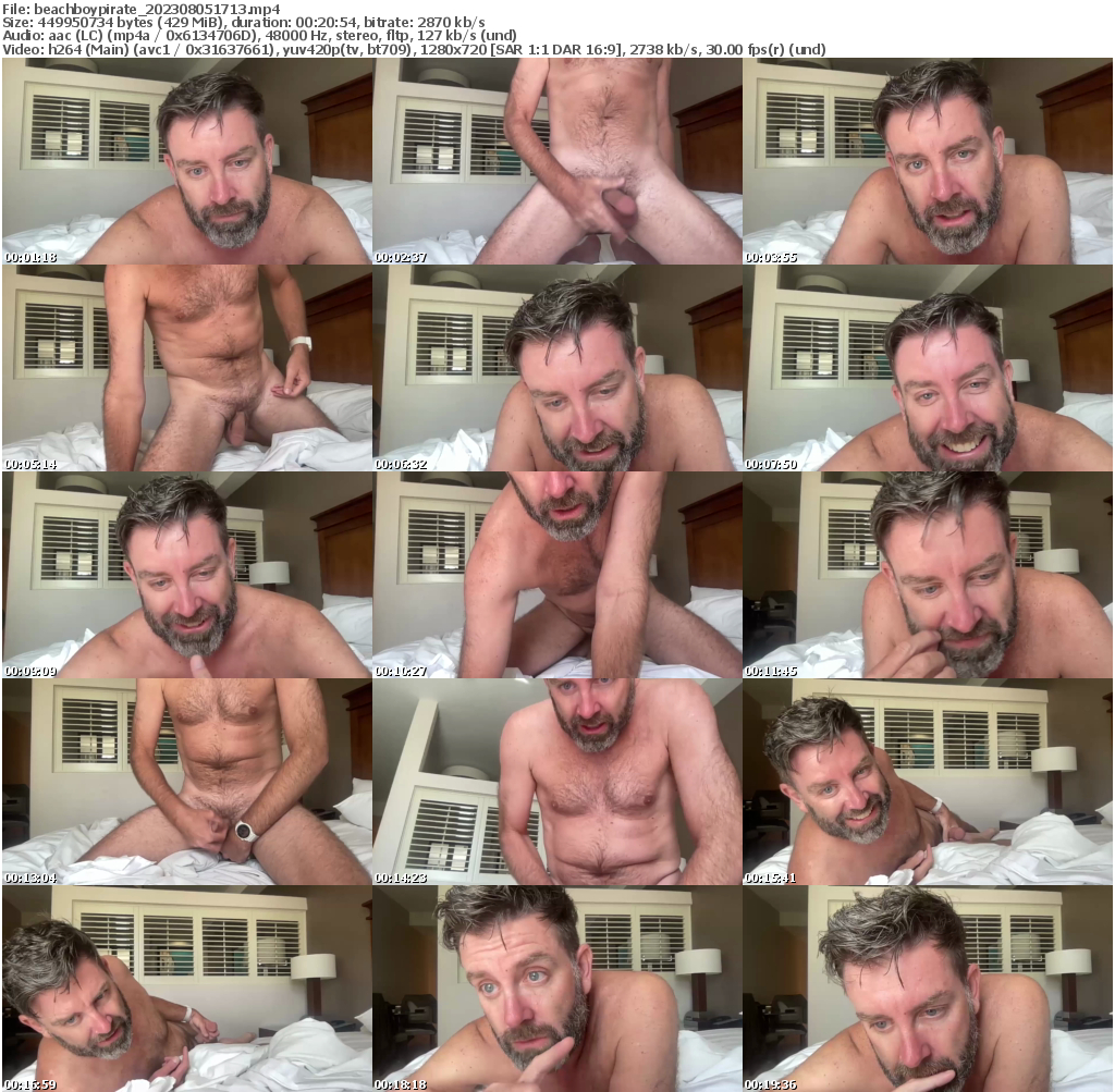 Preview thumb from beachboypirate on 2023-08-05 @ chaturbate