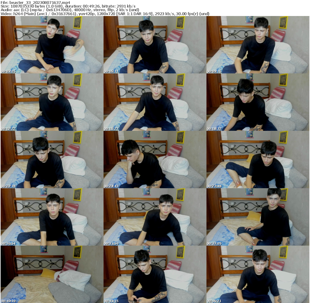 Preview thumb from beaster_33 on 2023-08-07 @ chaturbate
