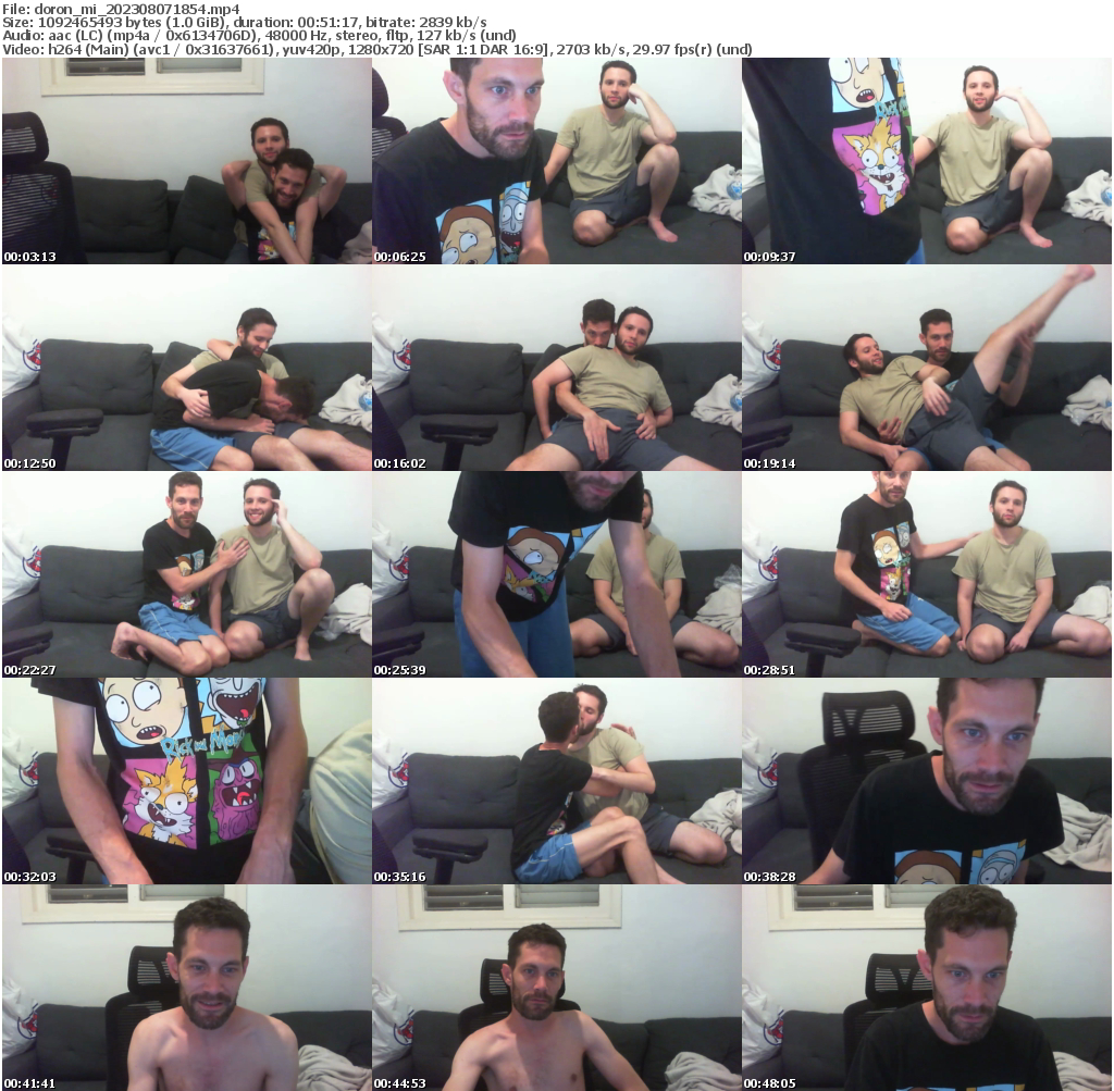 Preview thumb from doron_mi on 2023-08-07 @ chaturbate