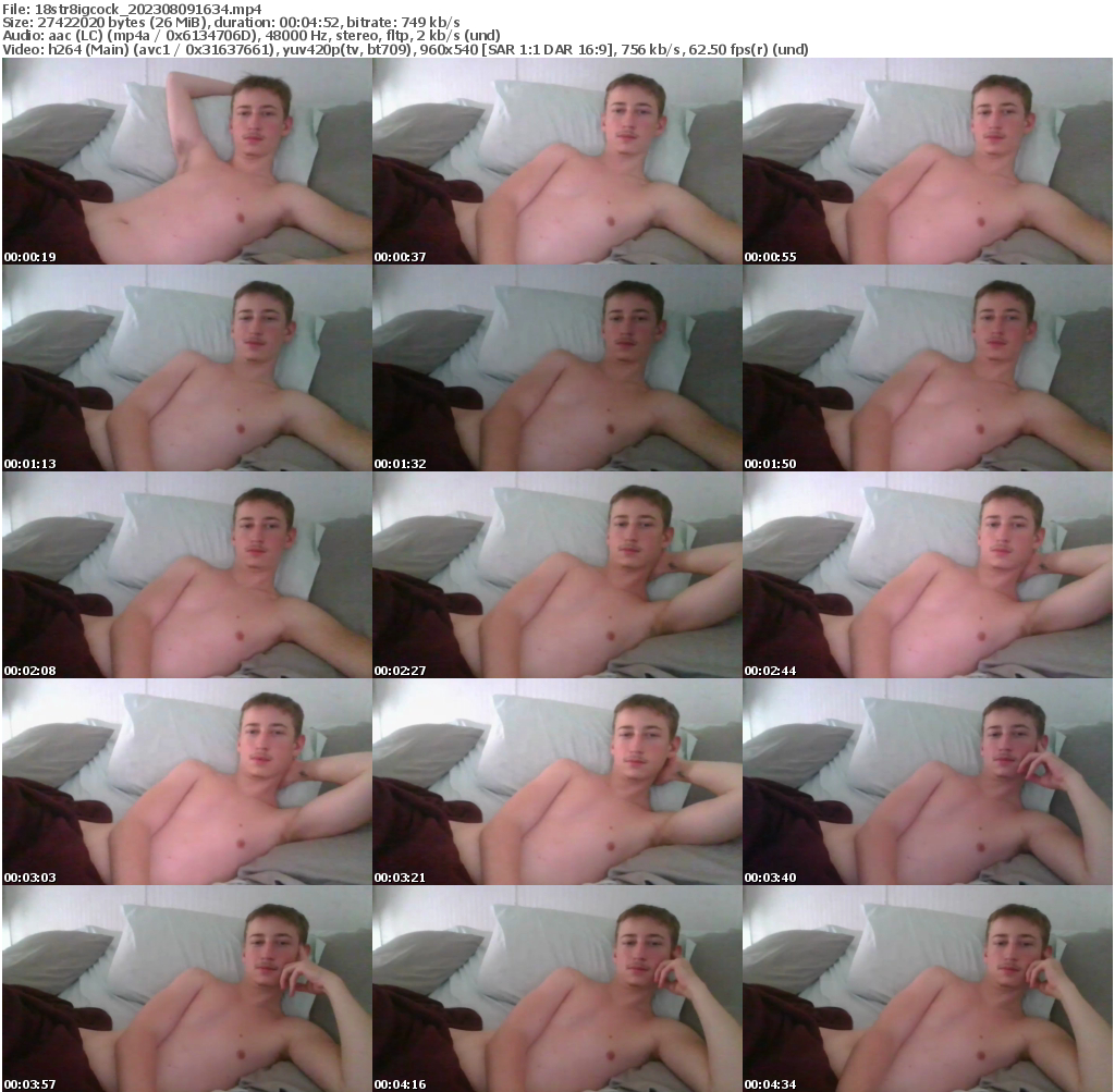 Preview thumb from 18str8igcock on 2023-08-09 @ chaturbate