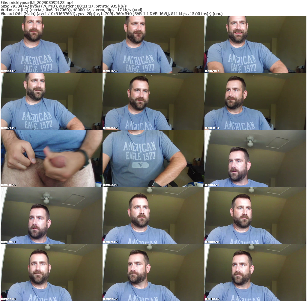 Preview thumb from pricklypear85 on 2023-08-09 @ chaturbate