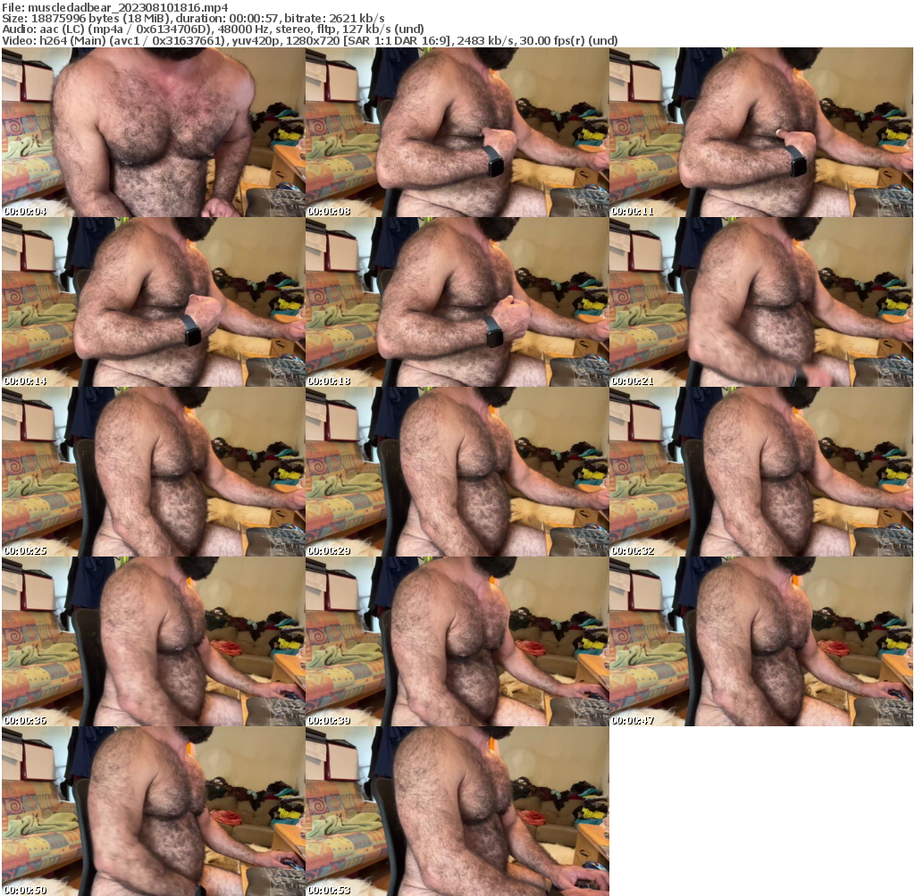 Preview thumb from muscledadbear on 2023-08-10 @ chaturbate