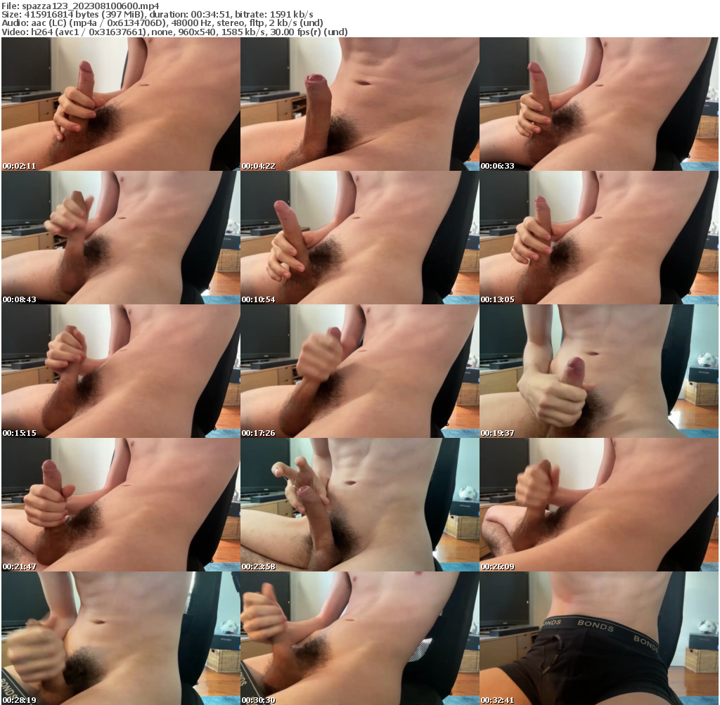 Preview thumb from spazza123 on 2023-08-10 @ chaturbate