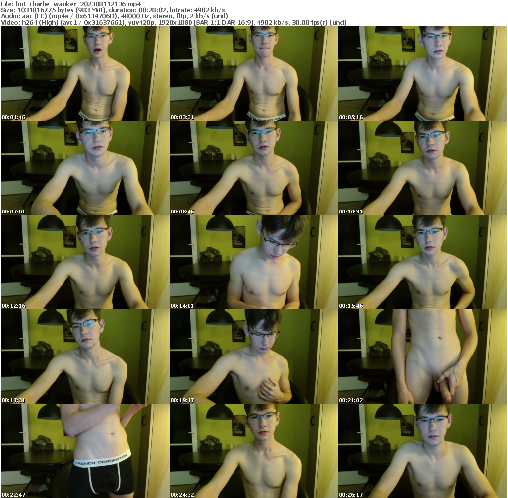 Preview thumb from hot_charlie_wanker on 2023-08-11 @ chaturbate