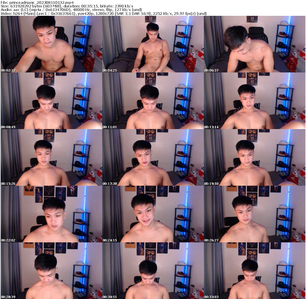 Preview thumb from princeadrianx on 2023-08-11 @ chaturbate