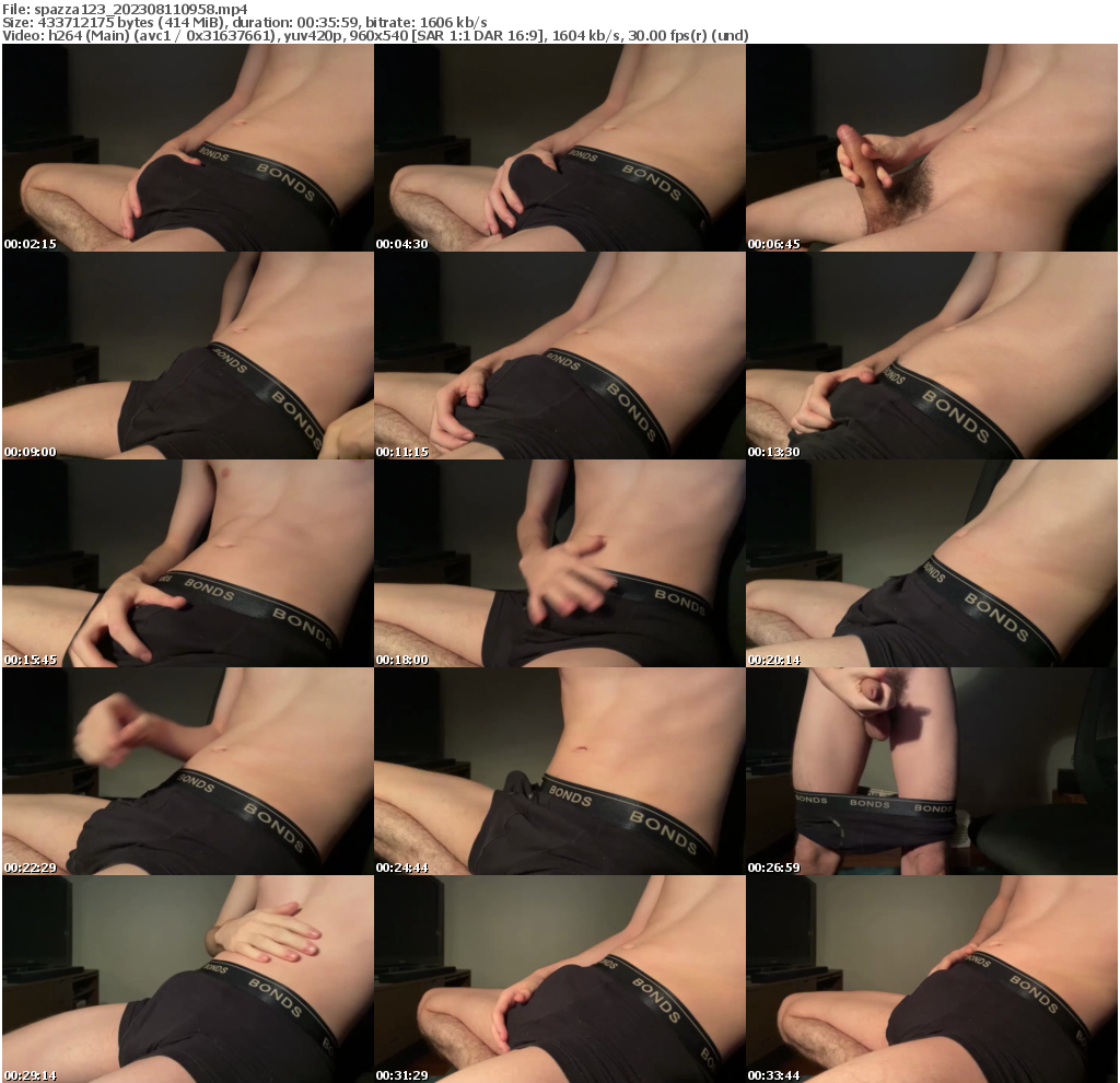Preview thumb from spazza123 on 2023-08-11 @ chaturbate