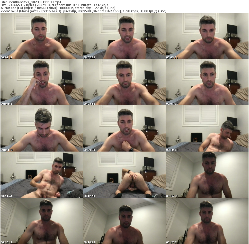 Preview thumb from uncutbandit77 on 2023-08-11 @ chaturbate