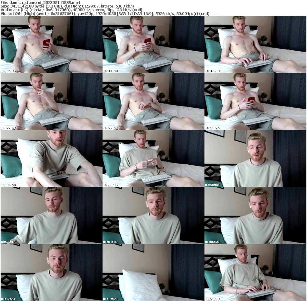 Preview thumb from damien_diamond on 2023-08-14 @ chaturbate