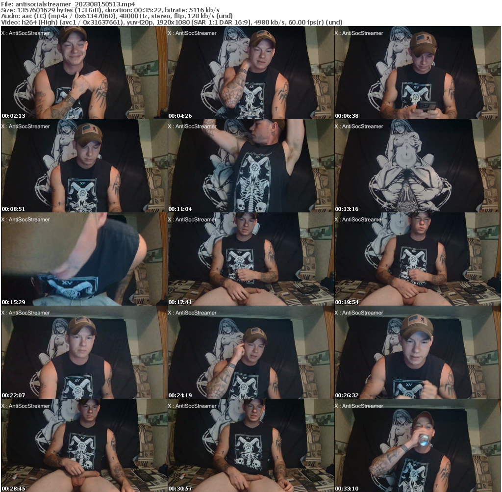 Preview thumb from antisocialstreamer on 2023-08-15 @ chaturbate