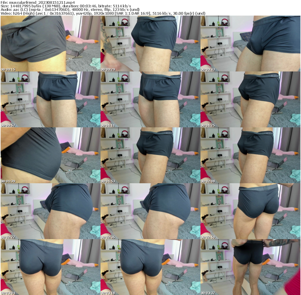 Preview thumb from muscularfriend on 2023-08-15 @ chaturbate