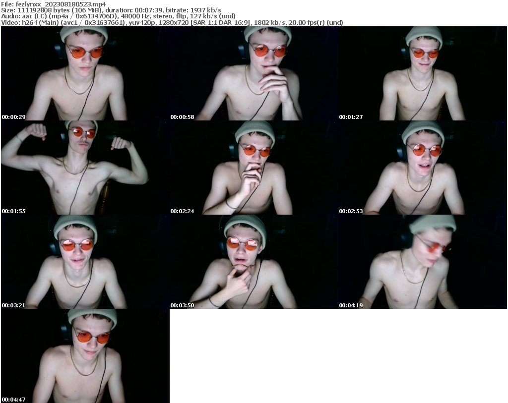 Preview thumb from fezlynxx on 2023-08-18 @ chaturbate