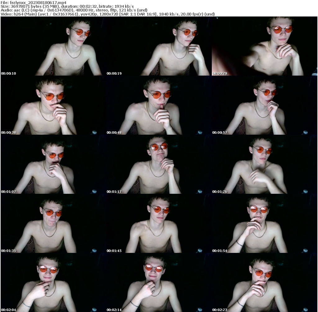 Preview thumb from fezlynxx on 2023-08-18 @ chaturbate
