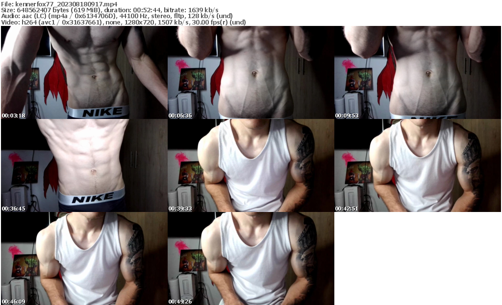 Preview thumb from kennerfox77 on 2023-08-18 @ chaturbate