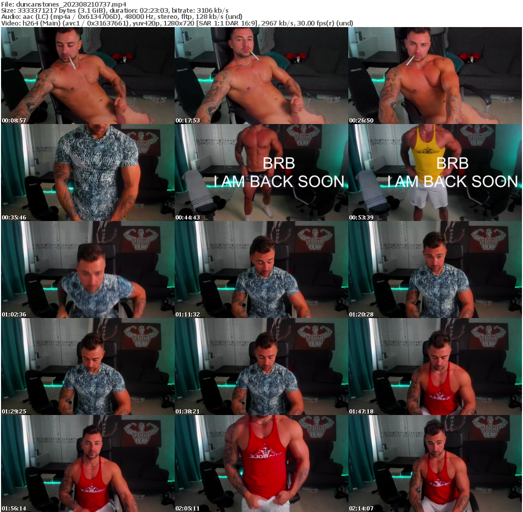 Preview thumb from duncanstones on 2023-08-21 @ chaturbate