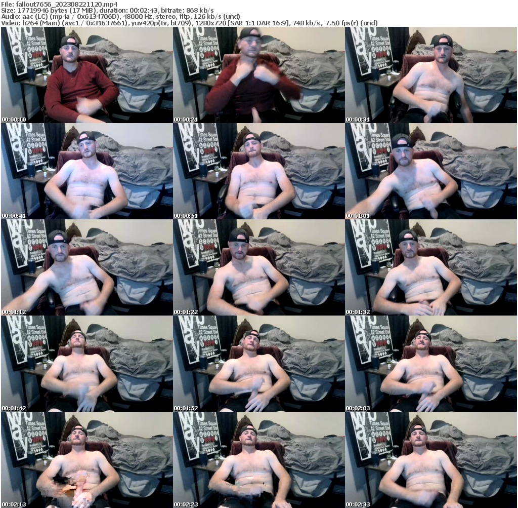 Preview thumb from fallout7656 on 2023-08-22 @ chaturbate
