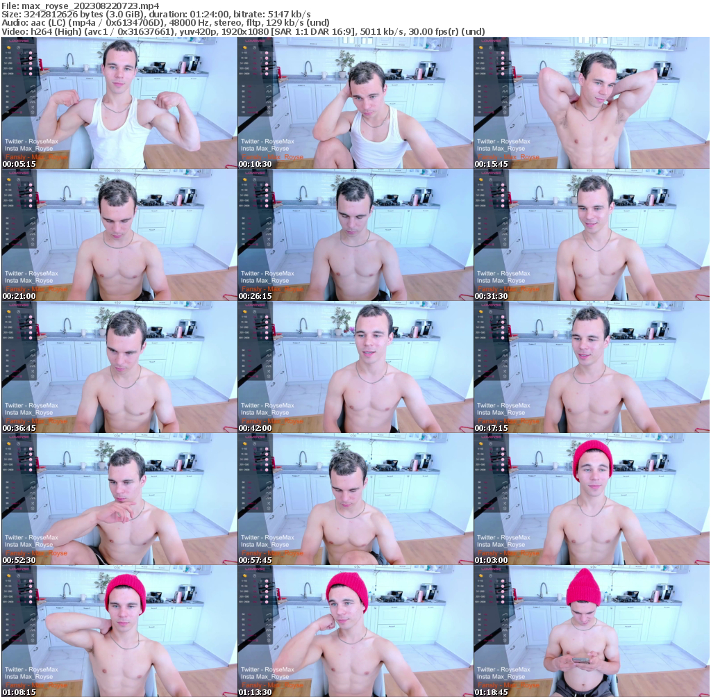 Preview thumb from max_royse on 2023-08-22 @ chaturbate