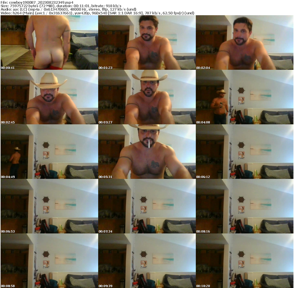 Preview thumb from cowboy190087 on 2023-08-23 @ chaturbate