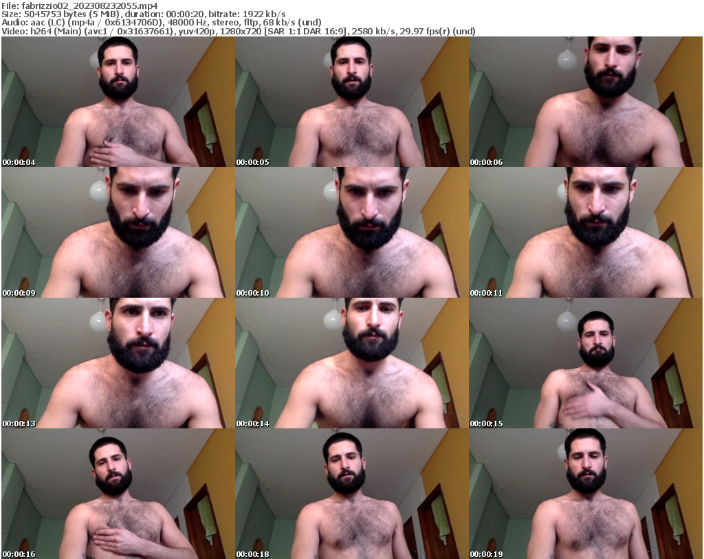 Preview thumb from fabrizzio02 on 2023-08-23 @ chaturbate