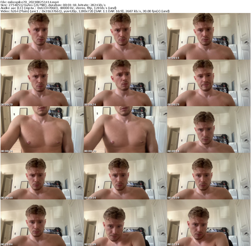 Preview thumb from mikespike70 on 2023-08-25 @ chaturbate
