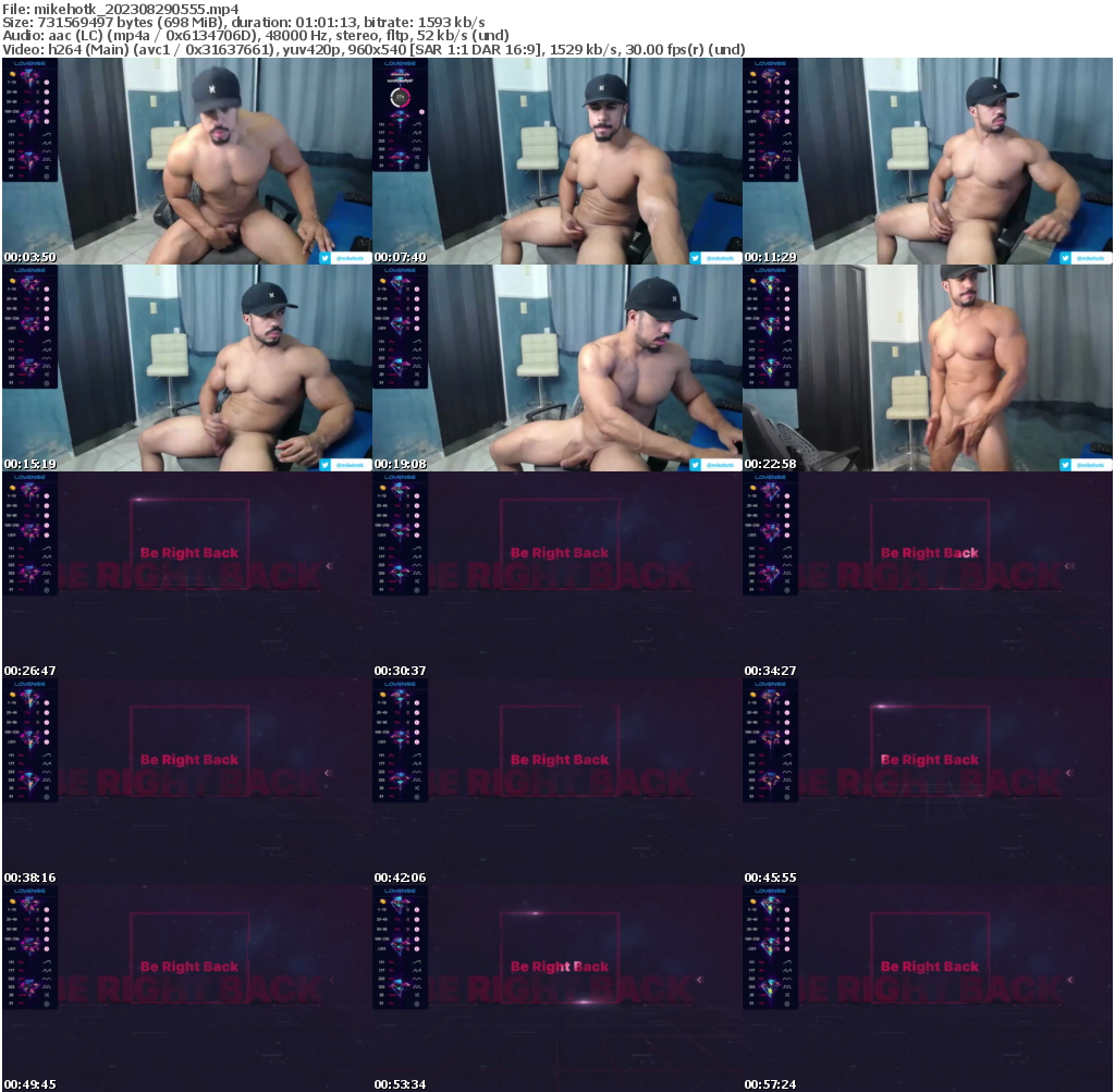 Preview thumb from mikehotk on 2023-08-29 @ chaturbate