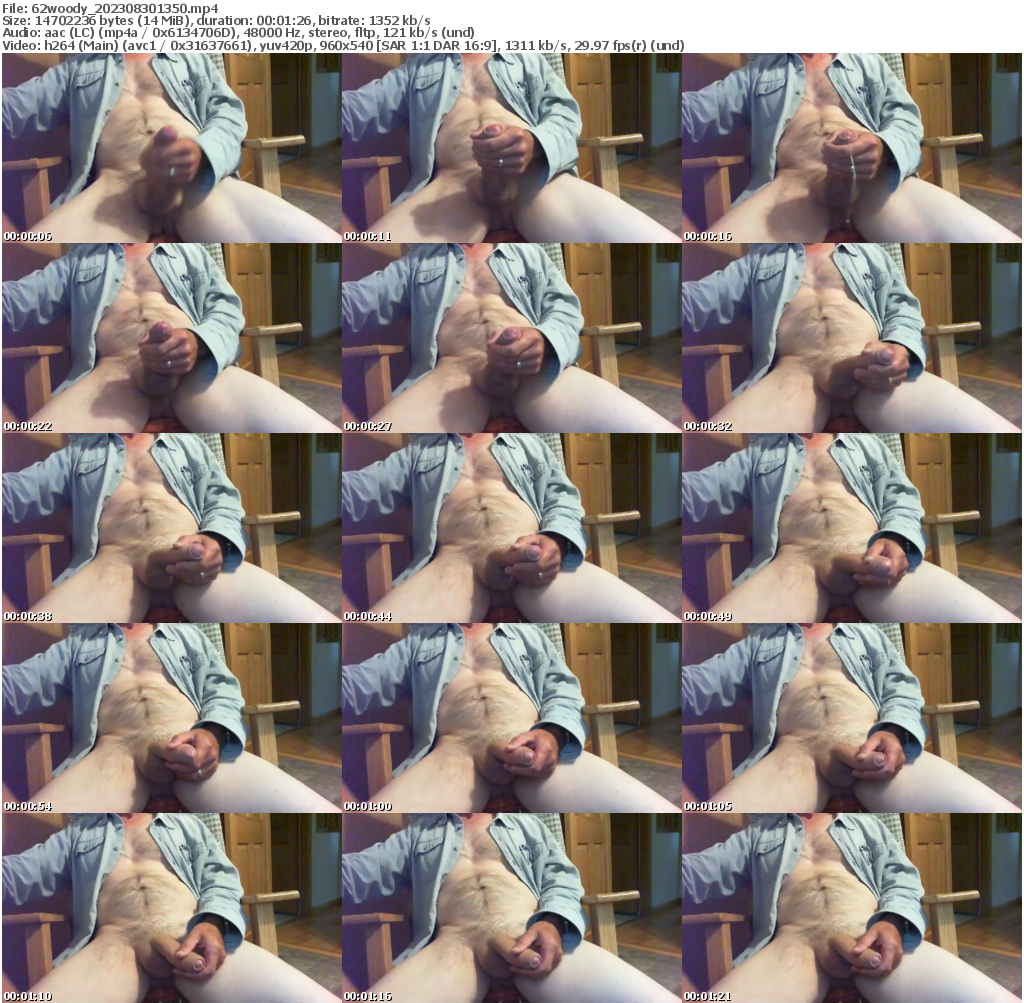 Preview thumb from 62woody on 2023-08-30 @ chaturbate