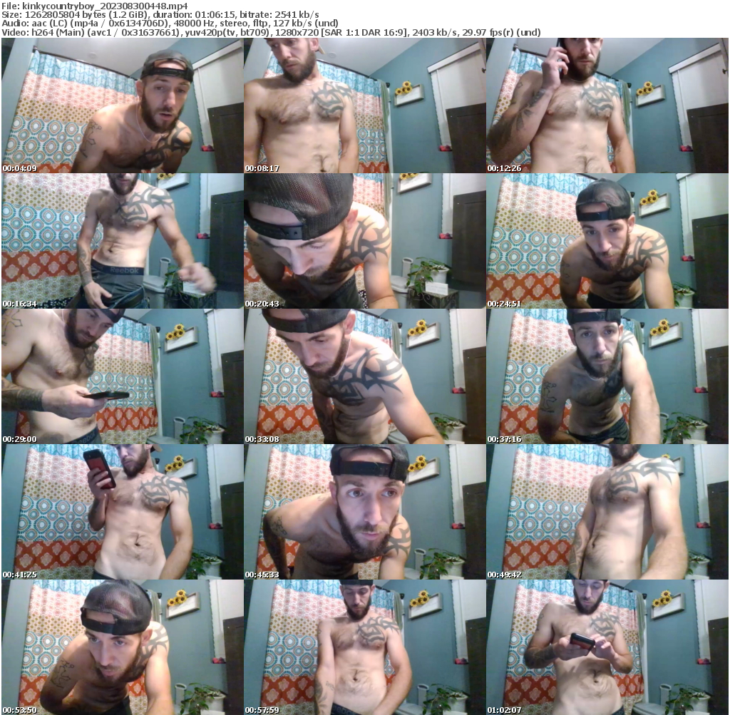 Preview thumb from kinkycountryboy on 2023-08-30 @ chaturbate