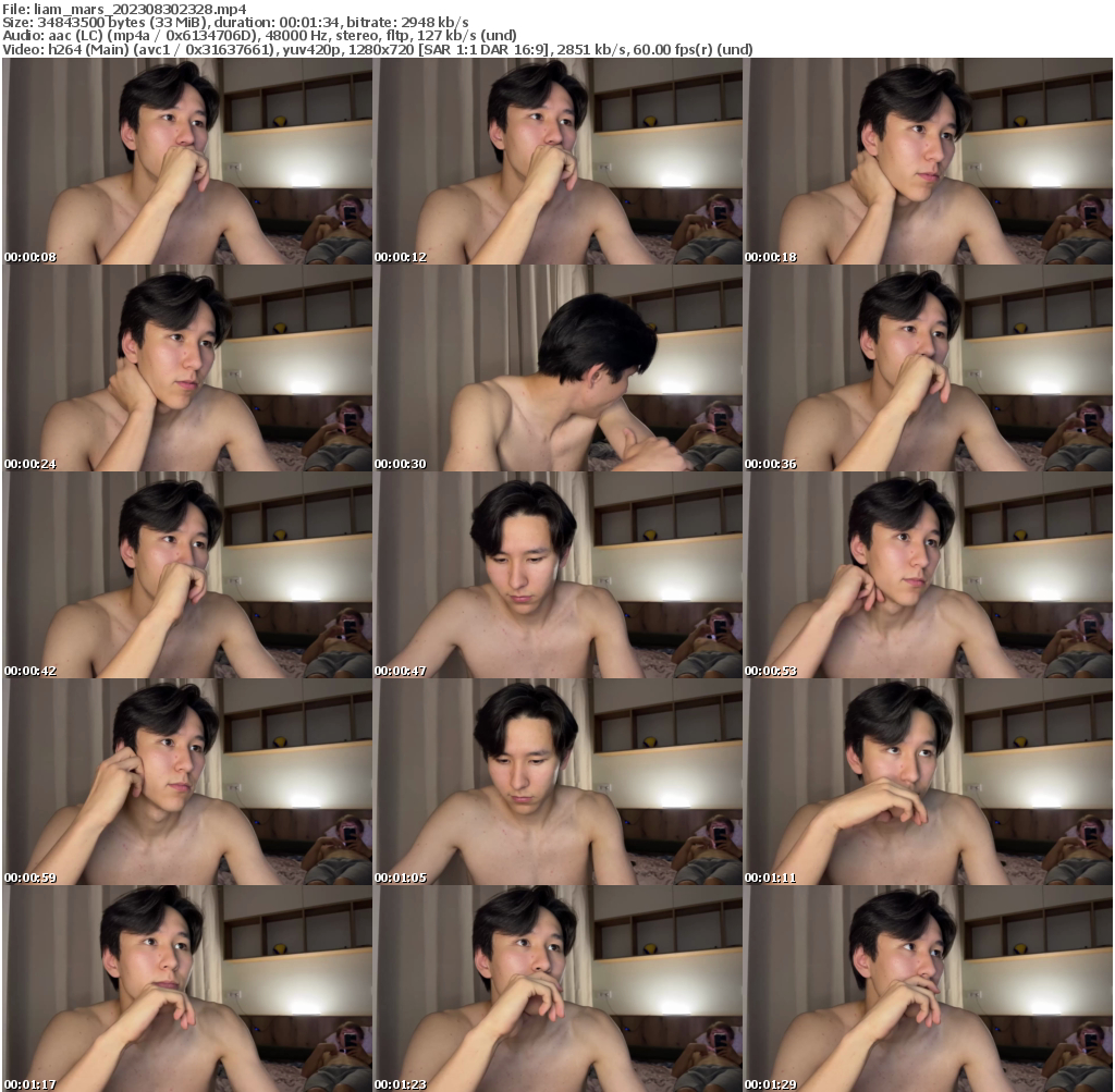 Preview thumb from liam_mars on 2023-08-30 @ chaturbate