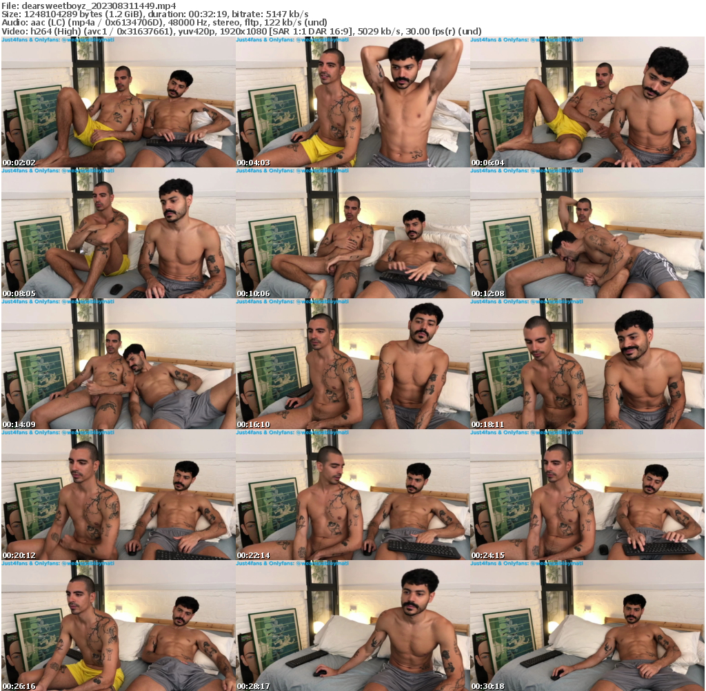 Preview thumb from dearsweetboyz on 2023-08-31 @ chaturbate