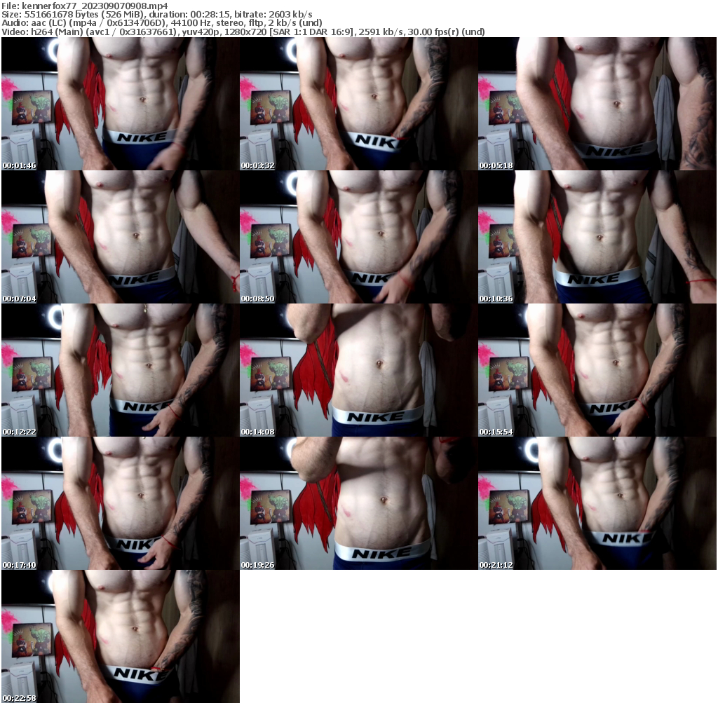 Preview thumb from kennerfox77 on 2023-09-07 @ chaturbate