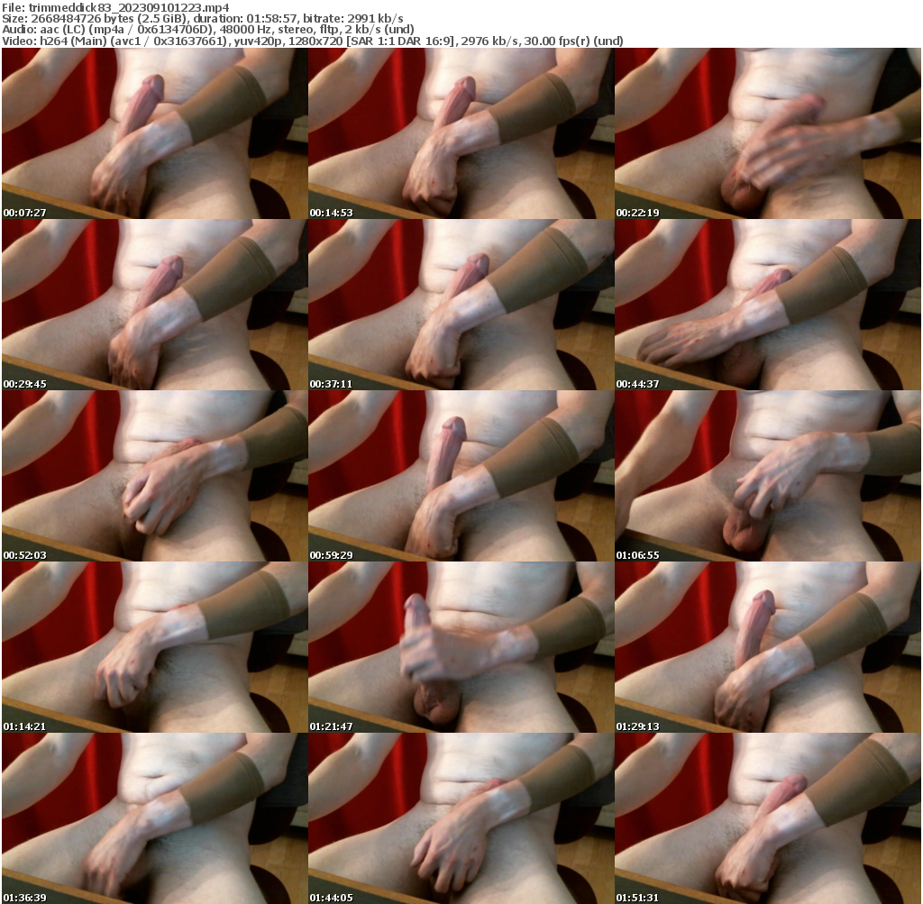 Preview thumb from trimmeddick83 on 2023-09-10 @ chaturbate