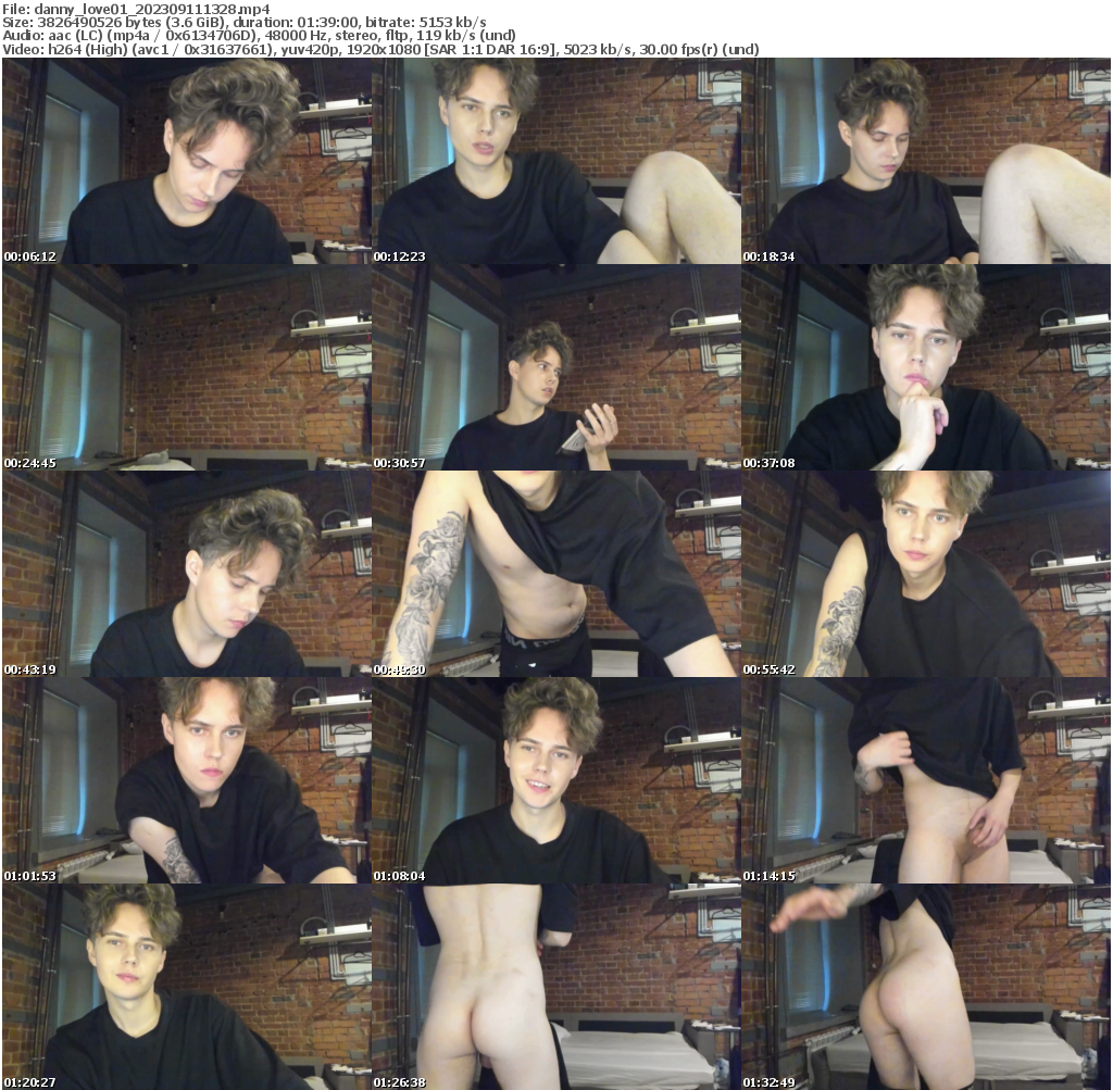 Preview thumb from danny_love01 on 2023-09-11 @ chaturbate