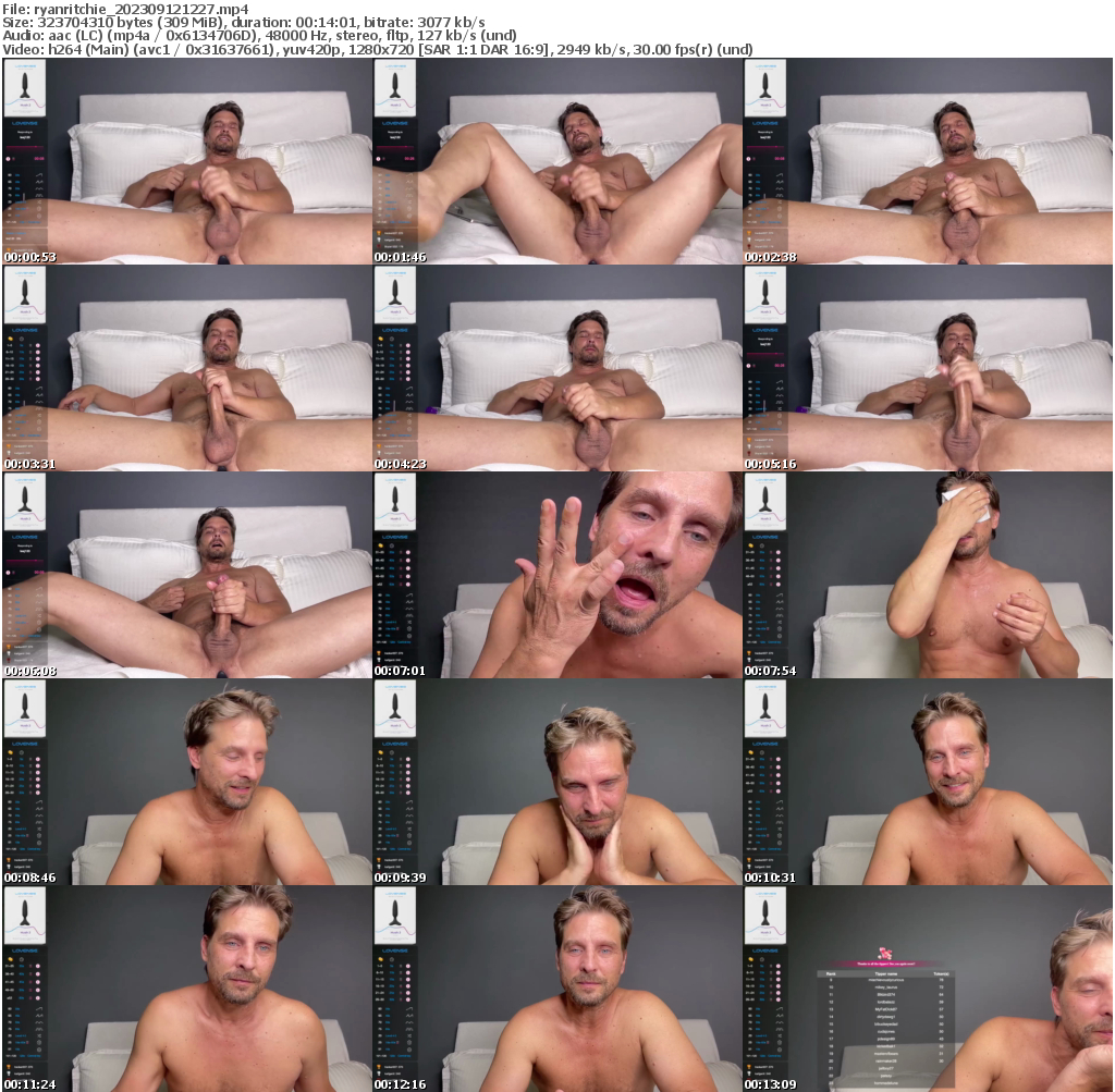Preview thumb from ryanritchie on 2023-09-12 @ chaturbate