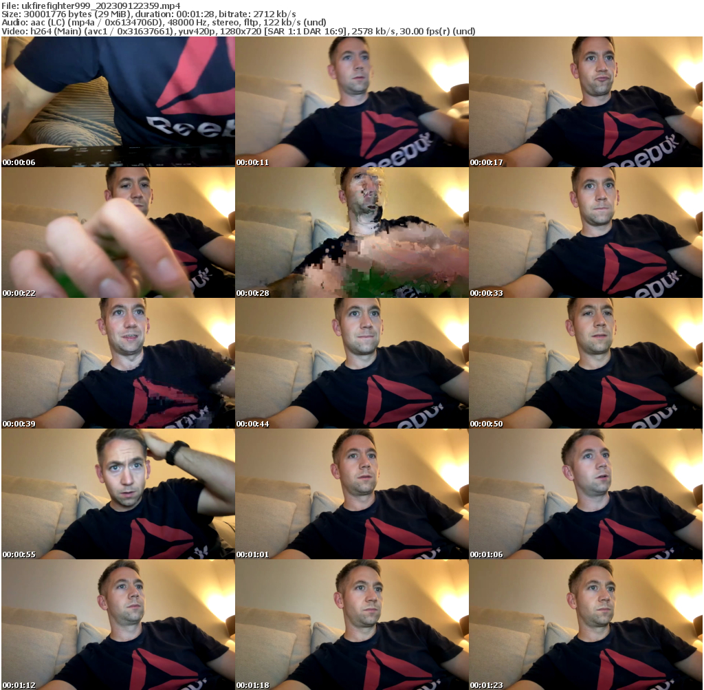 Preview thumb from ukfirefighter999 on 2023-09-12 @ chaturbate