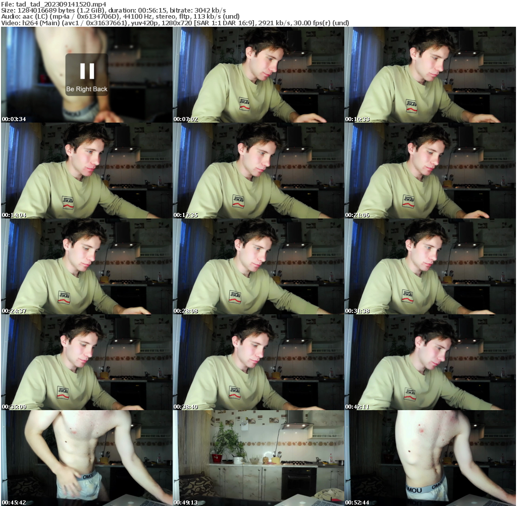 Preview thumb from tad_tad on 2023-09-14 @ chaturbate