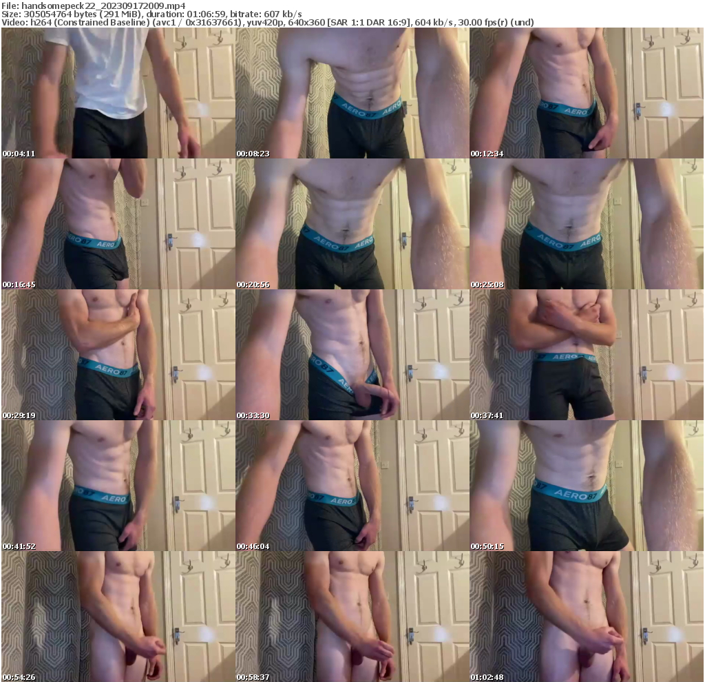 Preview thumb from handsomepeck22 on 2023-09-17 @ chaturbate
